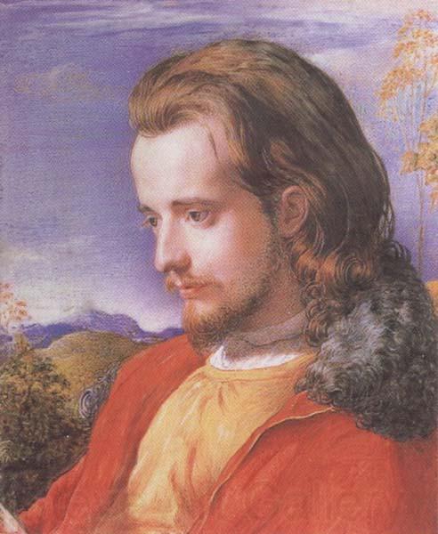 George Richmond Portrait of an Artist Norge oil painting art